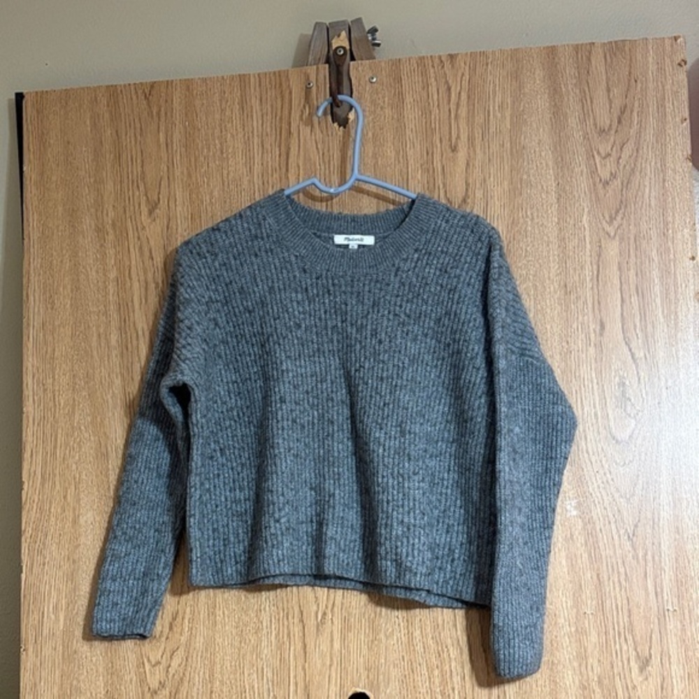 Madewell Charcoal Crew Neck Sweater